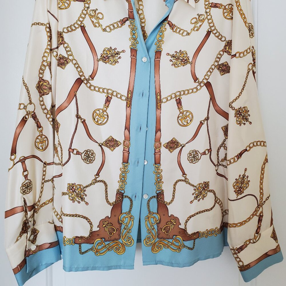 Talbots 100% silk blouse